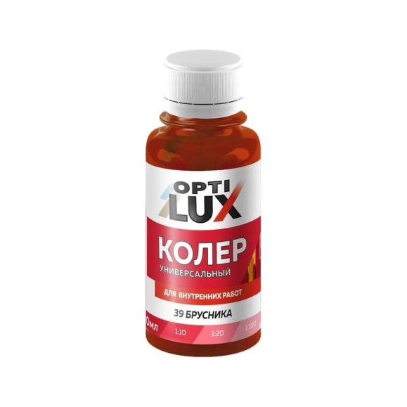 Колеровочная паста ОПТИЛЮКС 39 брусника 100мл 0449755