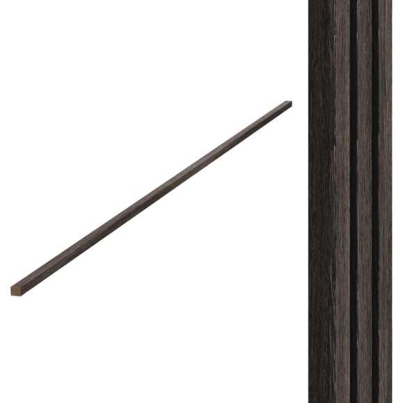 Торцевые планки Wood App дуб шале темный, 2780x27x22 мм 04-10-2780 Торцевые планки Wood App дуб шале темный, 2780x27x22 мм 04-10-2780