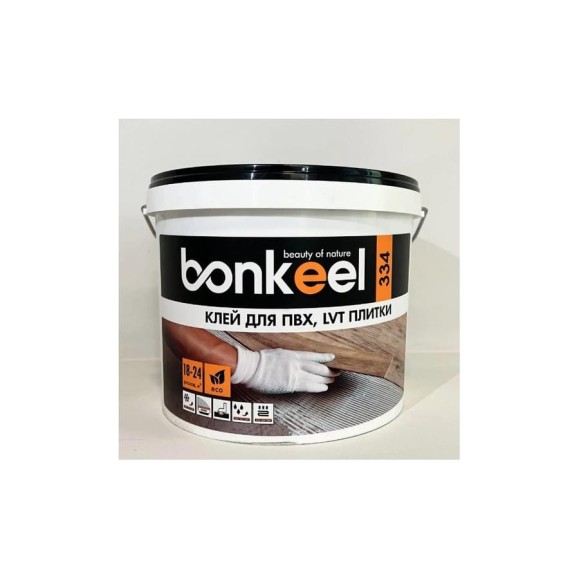 Клей Bonkeel 334 6 кг, для ПВХ и LVT плитки, морозостойки 585977 Клей Bonkeel 334 6 кг, для ПВХ и LVT плитки, морозостойки 585977