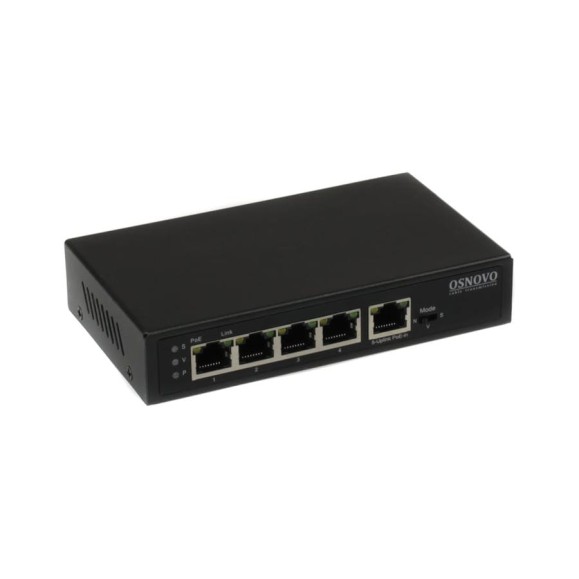PoE коммутатор/удлинитель OSNOVO SW-8050/D Gigabit Ethernet на 5 портов c питанием по PoE sct1259 PoE коммутатор/удлинитель OSNOVO SW-8050/D Gigabit Ethernet на 5 портов c питанием по PoE sct1259