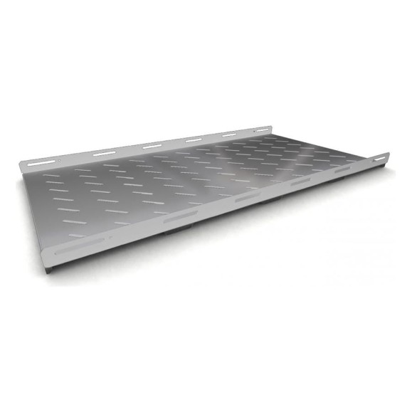 Стационарная усиленная полка Hyperline TSH3H-1050-RAL7035 глубина 1050 мм, с боковым креплением, нагрузка до 100 кг, для шкафов серии TTB, TTR, 485x1050мм (ШхГ), цвет серый (RAL 7035) 451878