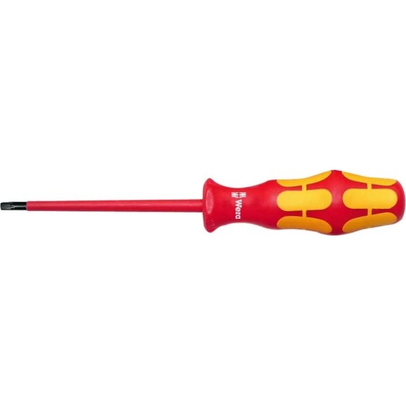 Диэлектрическая отвёртка WERA 167 i Torx VDE TX6x80 мм WE-006182 Диэлектрическая отвёртка WERA 167 i Torx VDE TX6x80 мм WE-006182
