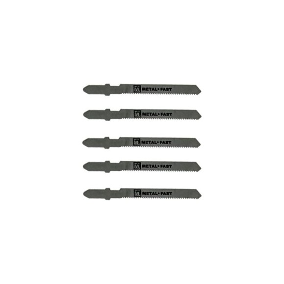 Полотно для лобзика T218A по металлу 20TPI 75 мм 5 шт FASTER TOOLS 3563