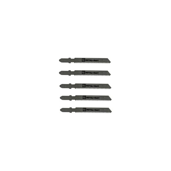 Полотно для лобзика T118B по металлу 12TPI 75 мм 5 шт FASTER TOOLS 3564