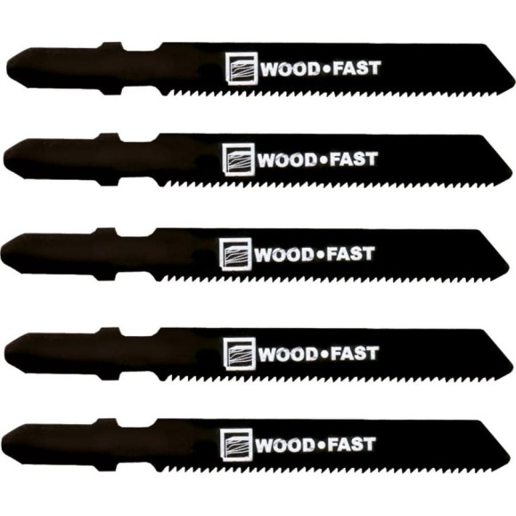 Полотно для лобзика T119A по дереву 20TPI 75 мм 5 шт FASTER TOOLS 3554