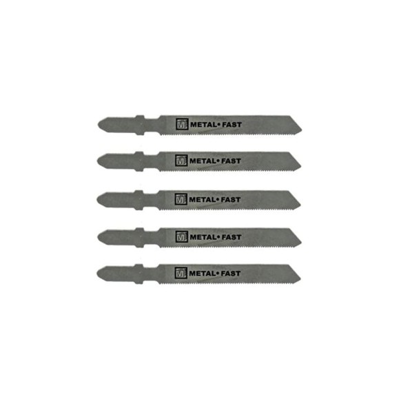 Полотно для лобзика T118G по металлу 33TPI 75 мм 5 шт FASTER TOOLS 3561