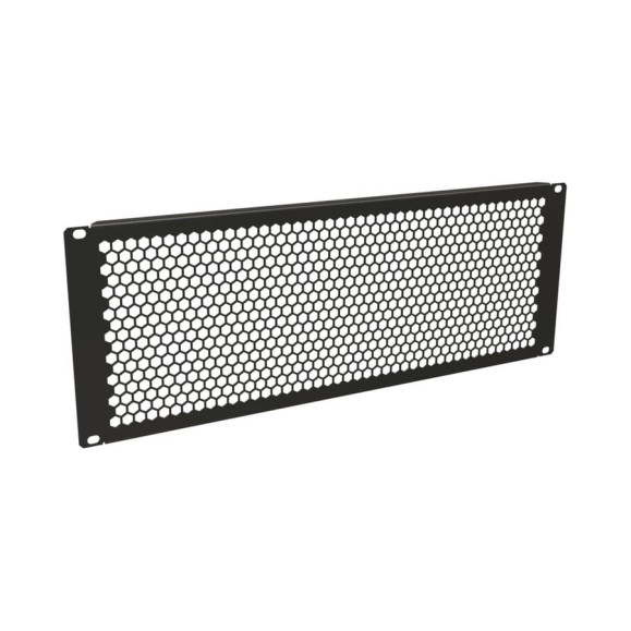 Фальш-панель Hyperline BPD-4-RAL9005 перфорированная, на 4U, цвет черный (RAL 9005) 483500 Фальш-панель Hyperline BPD-4-RAL9005 перфорированная, на 4U, цвет черный (RAL 9005) 483500