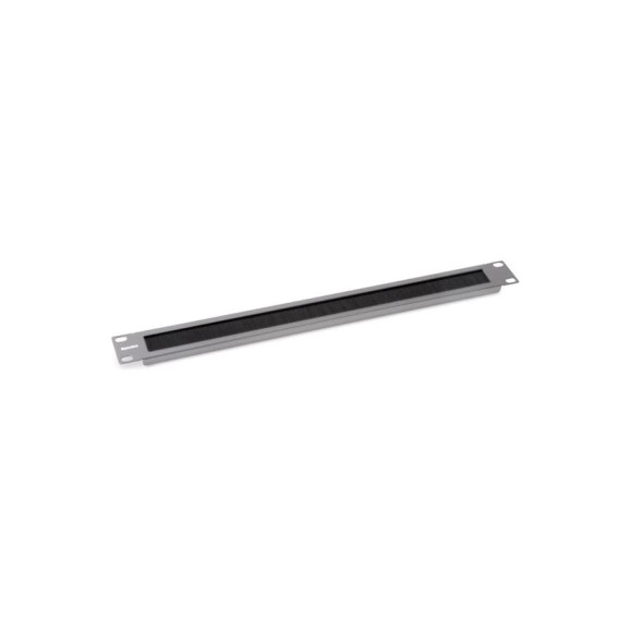 Фальш-панель Hyperline BPB19-1U-RAL7035 на 1U, с щеточным вводом, цвет серый (RAL 7035) 452154 Фальш-панель Hyperline BPB19-1U-RAL7035 на 1U, с щеточным вводом, цвет серый (RAL 7035) 452154