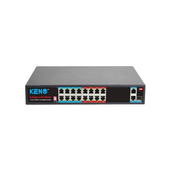 Коммутатор Keno на 16 портов KN-SW1602POE+