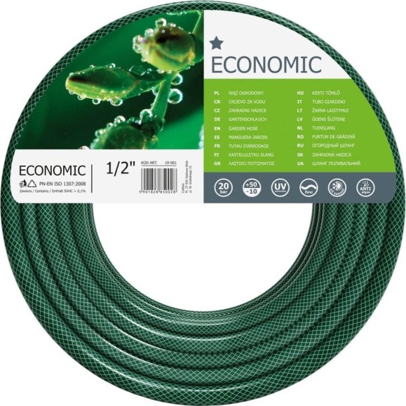 Садовый шланг Cellfast ECONOMIC 1/2", 100 м 10-700
