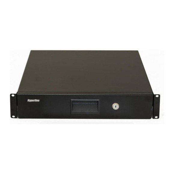 Полка (ящик) для документов с замком Hyperline TDR3-2U-360-RAL9004 2U, 88x483x360мм (ВхШхГ), цвет черный (RAL 9004) 499188 Полка (ящик) для документов с замком Hyperline TDR3-2U-360-RAL9004 2U, 88x483x360мм (ВхШхГ), цвет черный (RAL 9004) 499188