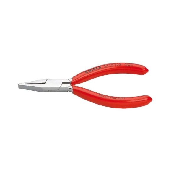 Захватные прецизионные плоскогубцы Knipex плоские широкие губки, 125 мм, хром KN-3713125 Захватные прецизионные плоскогубцы Knipex плоские широкие губки, 125 мм, хром KN-3713125