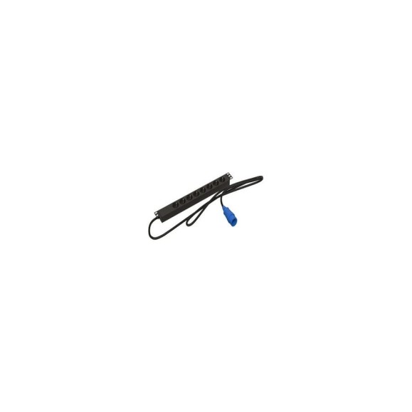 Блок розеток Hyperline SHE19-8SH-2.5PVB для 19 Блок розеток Hyperline SHE19-8SH-2.5PVB для 19