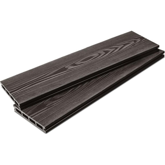 Террасная доска ТЕХНОДЕК Альфа 146x22x3000 мм, цвет венге (3D) TETDWE146223000A3D Террасная доска ТЕХНОДЕК Альфа 146x22x3000 мм, цвет венге (3D) TETDWE146223000A3D