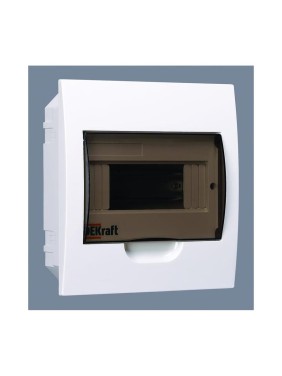Корпус встраиваемый пластиковый ЩРВ-П, 8 мод., IP41 Dekraft 31003DEK Корпус встраиваемый пластиковый ЩРВ-П, 8 мод., IP41 Dekraft 31003DEK
