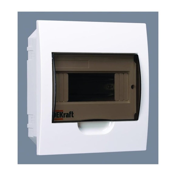 Корпус встраиваемый пластиковый ЩРВ-П, 8 мод., IP41 Dekraft 31003DEK
