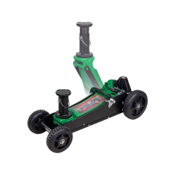 Подкатной гидравлический двухпоршневой домкрат Rockforce 2.5т, h min 155мм, h max 615 мм RF-T830018E MT(57717) Подкатной гидравлический двухпоршневой домкрат Rockforce 2.5т, h min 155мм, h max 615 мм RF-T830018E MT(57717)