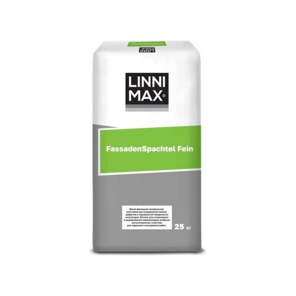 Шпатлевка LINNIMAX LX FassadenSpachtel Fein P weiss 25 кг 746200009