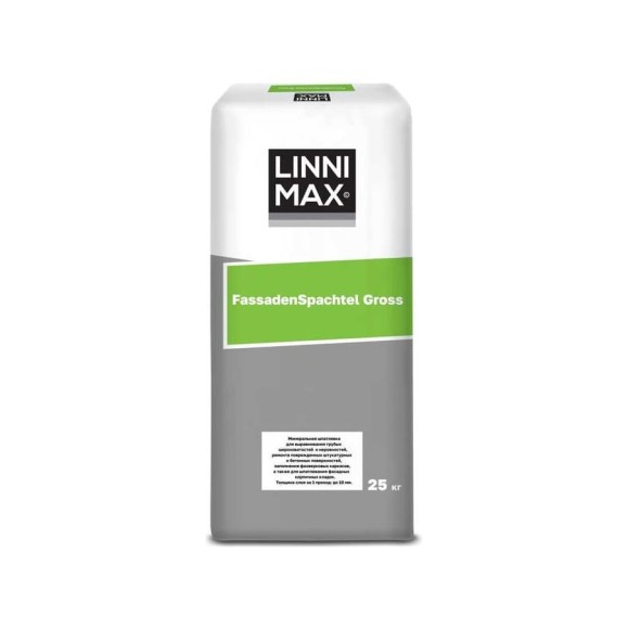 Шпатлевка LINNIMAX LX FassadenSpachtel Gross P weiss 25 кг 746200008