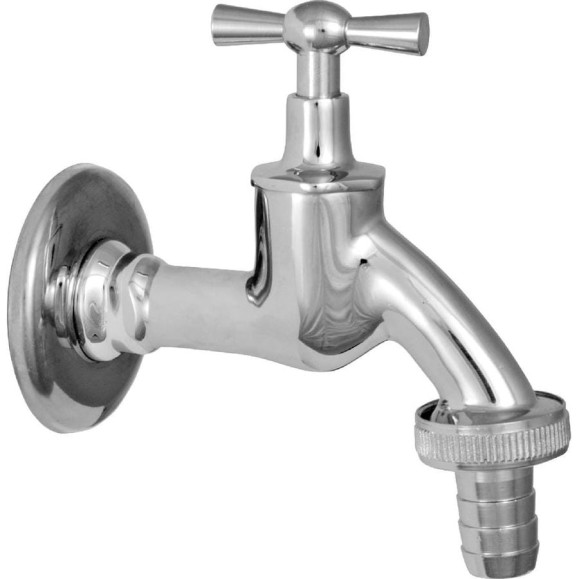 Кран водоразборный VIVALDO хром 1/2" штуцер/наружная резьба ШГ771534 Кран водоразборный VIVALDO хром 1/2" штуцер/наружная резьба ШГ771534