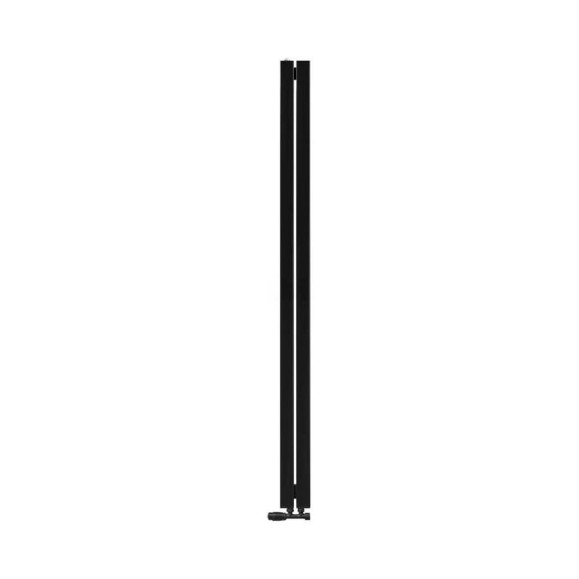 Вертикальный радиатор c нижним подключением Arbiola Mono V 1800-60-02 VR, RAL 9005 матовый черный 266663 Вертикальный радиатор c нижним подключением Arbiola Mono V 1800-60-02 VR, RAL 9005 матовый черный 266663