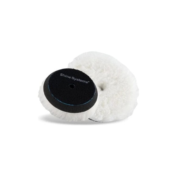 Круг полировальный Cotton wool pad мех с хлопком, 75 мм Shine systems SS467