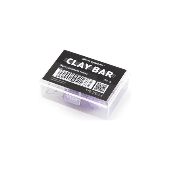 Глина полировальная Clay bar 100 г Shine systems SS530 Глина полировальная Clay bar 100 г Shine systems SS530