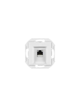 Компьютерная розетка с Keystone модулем Aling-conel PRESTIGE RJ45 кат.6А UTP , механизм, белая арт. 6016.0 Компьютерная розетка с Keystone модулем Aling-conel PRESTIGE RJ45 кат.6А UTP , механизм, белая арт. 6016.0