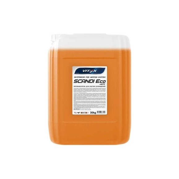 Антифриз для системы отопления VITEX Scandi ECO -40С оранжевый 30 кг v117807 Антифриз для системы отопления VITEX Scandi ECO -40С оранжевый 30 кг v117807