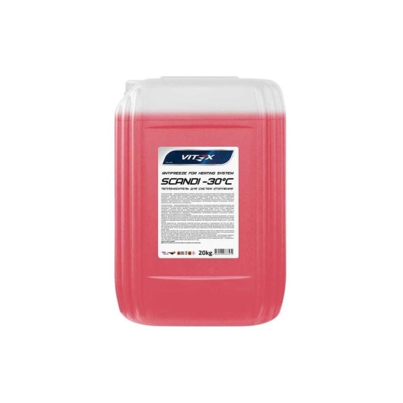 Антифриз для системы отопления VITEX Scandi -30С красный 20 кг v115806 Антифриз для системы отопления VITEX Scandi -30С красный 20 кг v115806
