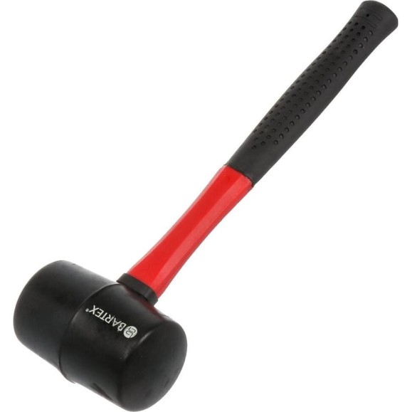 Киянка BARTEX 450 г, резина, фибергласовая рукоятка 162874 Киянка BARTEX 450 г, резина, фибергласовая рукоятка 162874