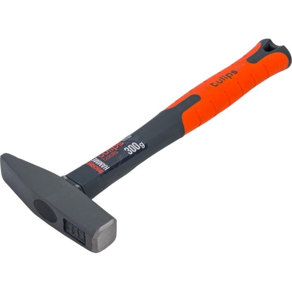 Слесарный молоток Tulips tools 300 г, фиберглас IS12-503 Слесарный молоток Tulips tools 300 г, фиберглас IS12-503