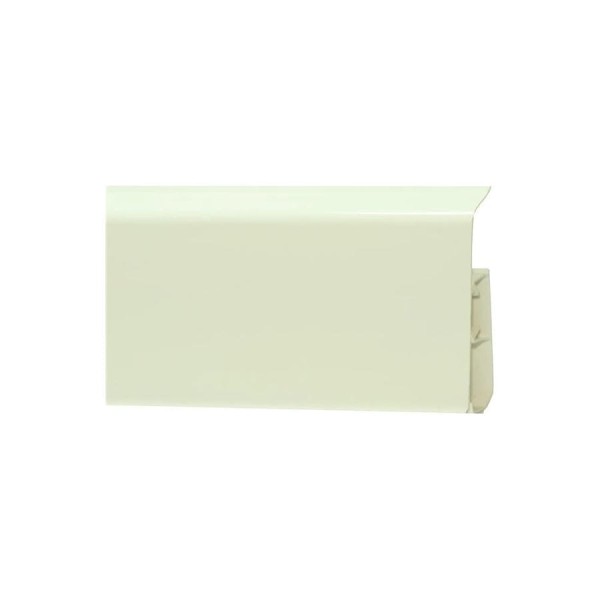 Напольный пластиковый плинтус Royce 80 мм (2200x80x20) Плинтус Royce 320 Айвори