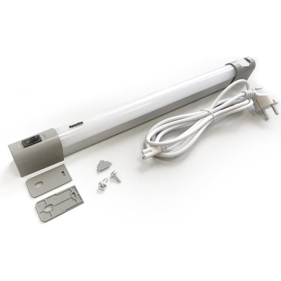 Осветительная панель Hyperline TL19-LED-10W-EU 19 дюймов, LED 10W, 110/220V, 19 дюймовое крепление+ магнитное крепление, 483x30x48мм, длина кабеля 2м, евровилка 441614 Осветительная панель Hyperline TL19-LED-10W-EU 19 дюймов, LED 10W, 110/220V, 19 дюймовое крепление+ магнитное крепление, 483x30x48мм, длина кабеля 2м, евровилка 441614