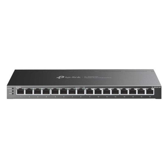 16-портовый гигабитный коммутатор TP-Link JetStream Smart с 8 портами PoE+ TL-SG2016P 16-портовый гигабитный коммутатор TP-Link JetStream Smart с 8 портами PoE+ TL-SG2016P