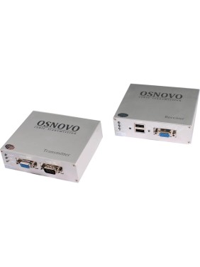 Комплект ( приемник + передатчик) OSNOVO TA-VKM/7+RA-VKM/7 для передачи VGA, Клавиатура, "Мышь" на расстояние до 300м. sct0335