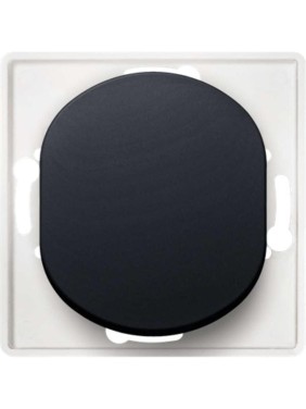 Проходной выключатель Aling-conel EON 1-клавишный, механизм, 10AX 250V чёрный soft touch арт. E607.E1