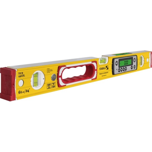 Уровень STABILA tech 196 dl, 61см (ip 67, 2верт.,1гориз., 2 жк диспл., точн. 0,5 мм/м) , шт 19829 Уровень STABILA tech 196 dl, 61см (ip 67, 2верт.,1гориз., 2 жк диспл., точн. 0,5 мм/м) , шт 19829