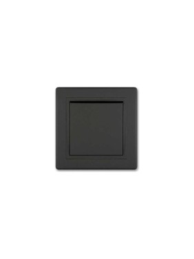 Проходной выключатель Aling-conel PRESTIGE 1-клавишный 10AX 250V чёрный soft touch арт. 607.E1E1 Проходной выключатель Aling-conel PRESTIGE 1-клавишный 10AX 250V чёрный soft touch арт. 607.E1E1