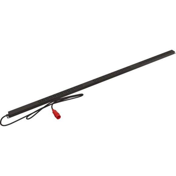 Блок розеток Hyperline SHE-30IEC-6BIEC-3PVR, вертикальный, 30 розеток IEC320 C13, 6 розеток IEC320 C19, кабель питания 3м (5x4.0мм2) с вилкой IEC 60309 32А (3P+N+E), 380В, корпус алюминий, черный 479114 Блок розеток Hyperline SHE-30IEC-6BIEC-3PVR, вертикальный, 30 розеток IEC320 C13, 6 розеток IEC320 C19, кабель питания 3м (5x4.0мм2) с вилкой IEC 60309 32А (3P+N+E), 380В, корпус алюминий, черный 479114