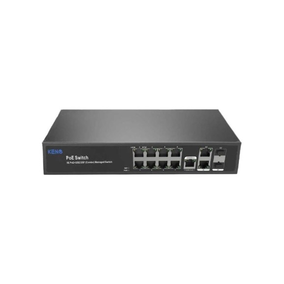 Коммутатор Keno управляемый, на 8 портов KN-SW802SFP/M2