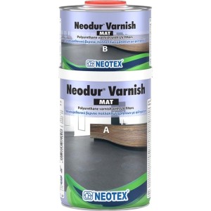 Полиуретановый УФ стойкий прозрачный матовый лак NEOTEX Neodur Varnish Mat А+В 15,6 кг 11871100