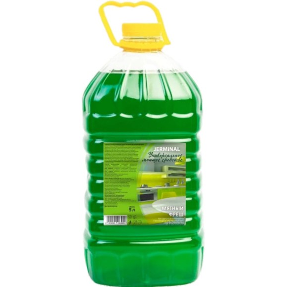 Средство моющее универсальное JERMiNAL Мятный Фреш 5 л ПЭТ 18780067 Средство моющее универсальное JERMiNAL Мятный Фреш 5 л ПЭТ 18780067