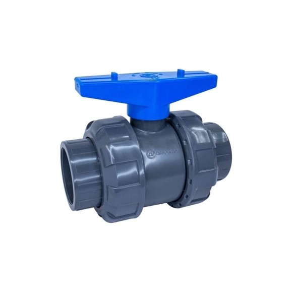 Кран шаровой AQUAVIVA НПВХ DN 75 резьба ВР 2 1/2" уплотнение TPV AQVBVE075 56686 Кран шаровой AQUAVIVA НПВХ DN 75 резьба ВР 2 1/2" уплотнение TPV AQVBVE075 56686