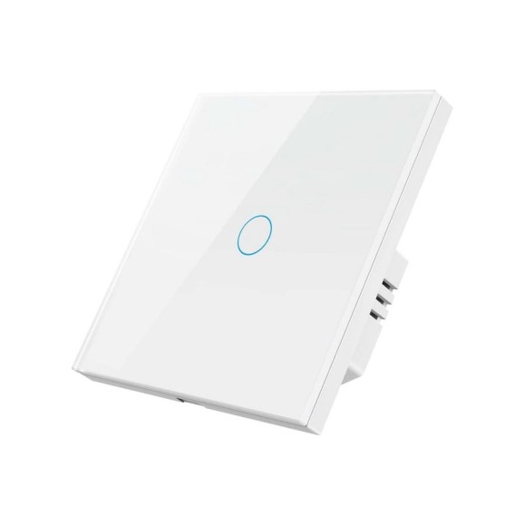 Умный Zigbee выключатель Roximo сенсорный, однокнопочный, белый SZSEN01-1W