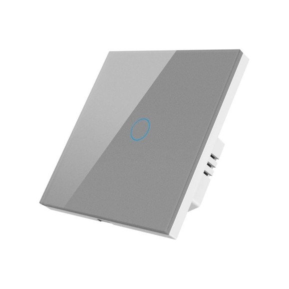 Умный Zigbee выключатель Roximo сенсорный, однокнопочный, серый SZSEN01-1S Умный Zigbee выключатель Roximo сенсорный, однокнопочный, серый SZSEN01-1S