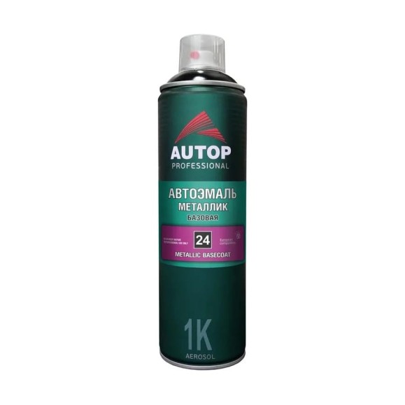 Акриловая автоэмаль AUTOP Professional №24, металлик, 690 Снежная Королева, аэрозоль 650 мл ATP-A07834 Акриловая автоэмаль AUTOP Professional №24, металлик, 690 Снежная Королева, аэрозоль 650 мл ATP-A07834