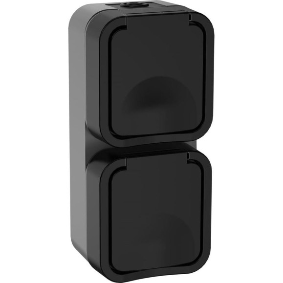 Розетка IEK Tors 2-ая с з/к кр. вертикальная 16а ip55 ts132 графит TS-R26-16-55-V-K53 Розетка IEK Tors 2-ая с з/к кр. вертикальная 16а ip55 ts132 графит TS-R26-16-55-V-K53