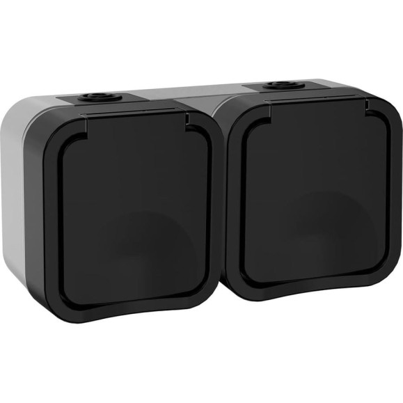 Розетка IEK Tors 2-ая с з/к кр. горизонтальный 16а ip55 ts122 графит TS-R26-16-55-G-K53 Розетка IEK Tors 2-ая с з/к кр. горизонтальный 16а ip55 ts122 графит TS-R26-16-55-G-K53