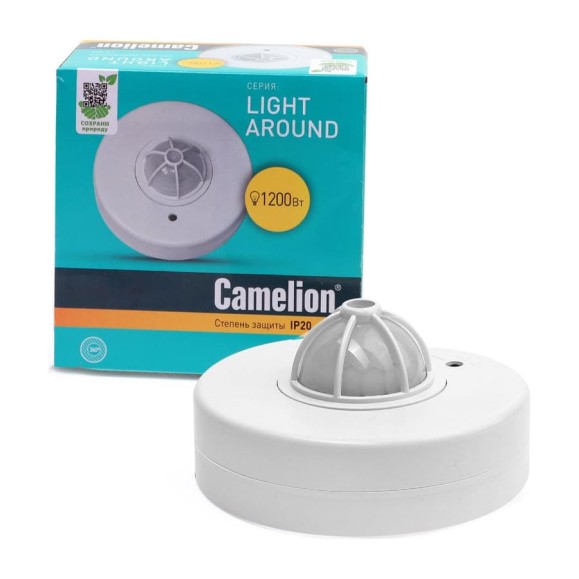 Потолочный датчик движения для включения освещения Camelion LX-28A, 6438 Потолочный датчик движения для включения освещения Camelion LX-28A, 6438